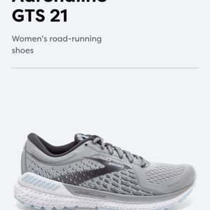 Brooks Adrenaline GTS21 women's 8.5W grey